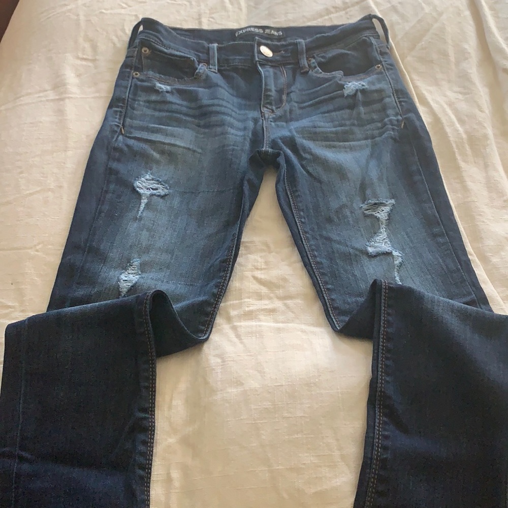 Express mid rise jeggings